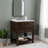 30'' Single Bathroom Vanity with Marble Top
