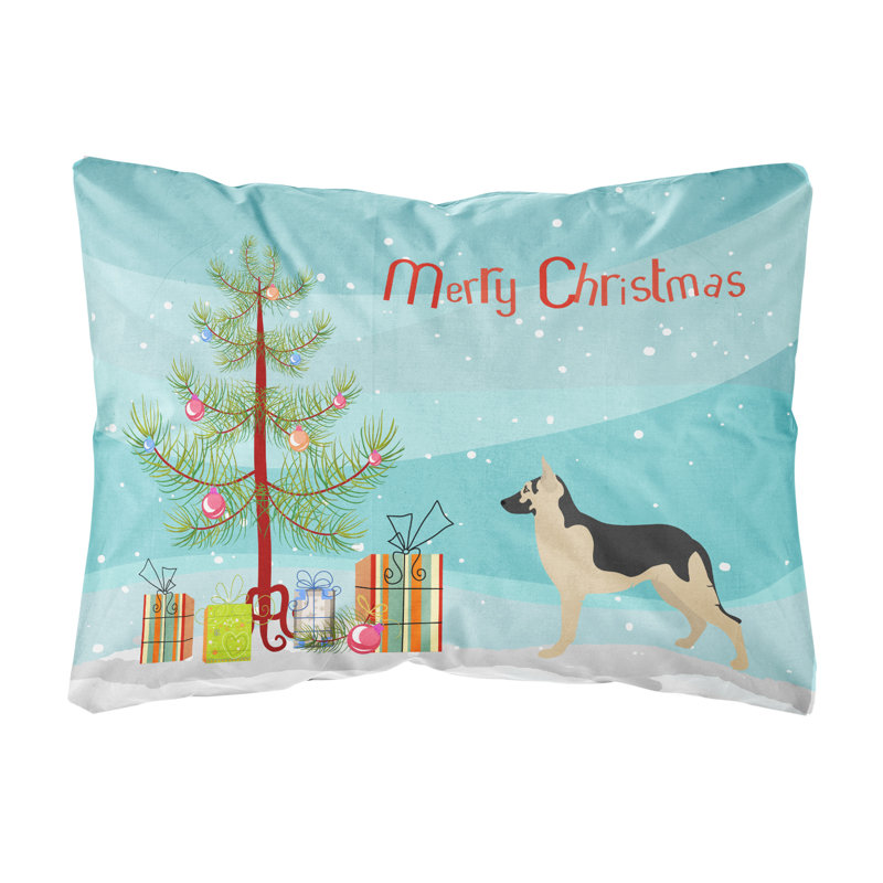  Coussin décoratif intérieur / extérieur German Shepherd Christmas