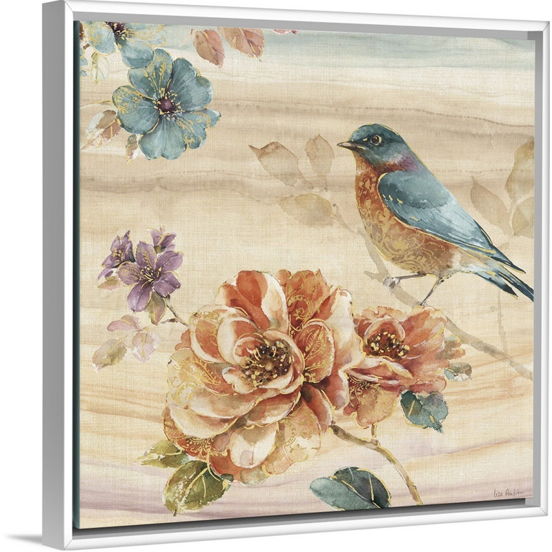 «Spice Nature III» par Lisa Audit - reproduction d'art sur toile, Cadre flottant blanc, H 38 po x l 38 po x P 1,75 po