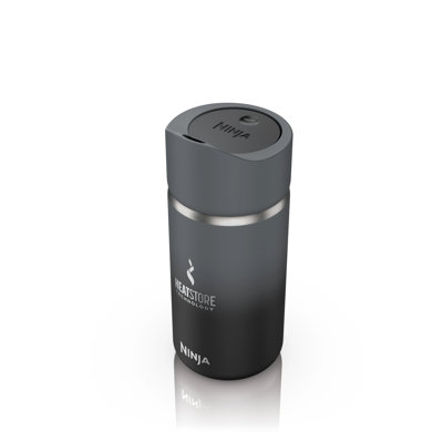 Ninja Sip Perfect Travel Mug, Brings Hot Drinks to Sippable Temperature in Minutes, Stainless Steel, Leak Proof, Dishwasher Safe, Metal Insulated Tumbler
