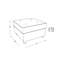 Bodnar Faux Leather Tufted Square Footstool-1376695853
