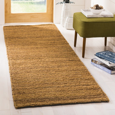Elaine Organic Hand Knotted Jute Striped Rug