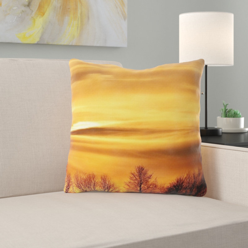 Coussin coucher de soleil