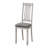 Dining Accent Chair - 38" Height, Set Of 2, Side, Upholstered, Kitchen, Dining Room, Antique Grey, Grey Fabric Upholstered, Transitional