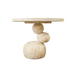 Boulder Round Solid Wood Dining Table