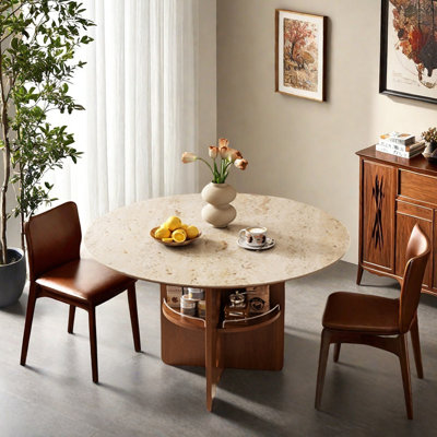 High-end Multi-functional Storage Round Table