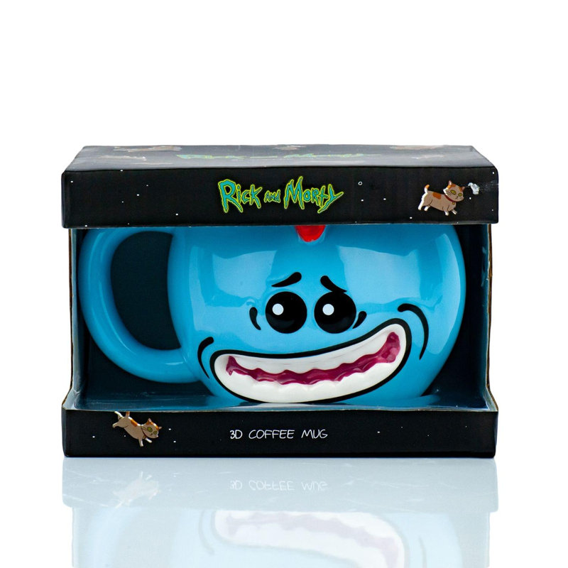 Grande tasse moulée Rick et Morty Meeseek 16 onces