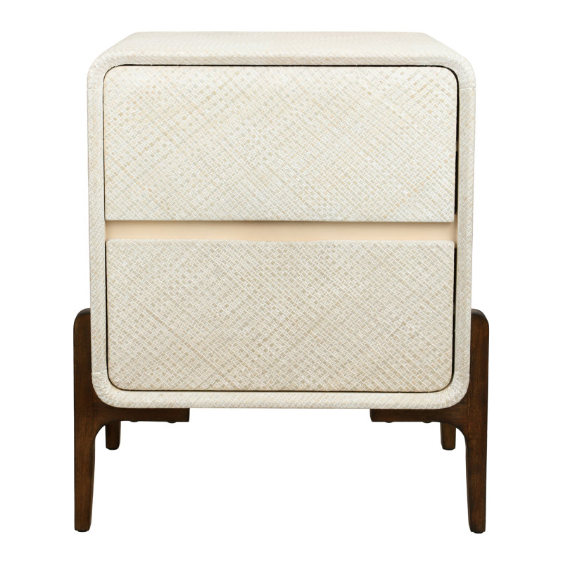 Lotie 2-Drawer Nightstand