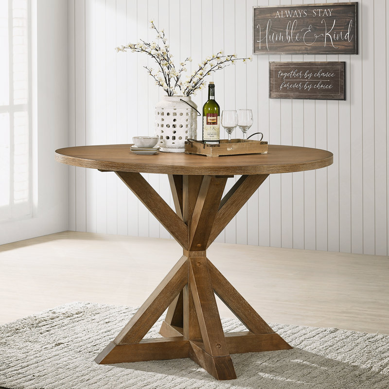 Table de salle à manger Cross-Buck