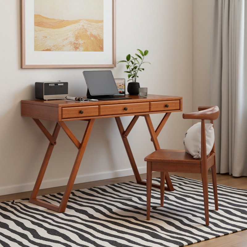 Simple household small-sized desk and chair set