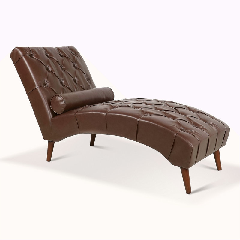 Chaise longue rembourrée