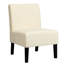 Upholstered Linen Slipper Chair-1106067061