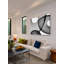 «Abstract Black and White 21-46-51» par Irena Orlov, reproduction d'art sur toile tendue-16029561
