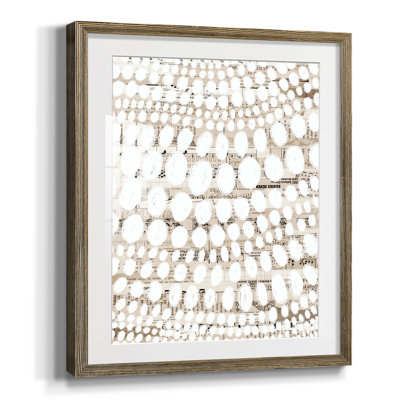 Motif rétro III, reproduction encadrée