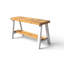 Banc de rangement en bois massif Minoo-1594534316