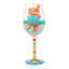 Verre à vin artisanal 15 oz Enesco Lolita Beach Boardwalk