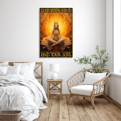Masa Yoga Lose Your Mind On Canvas Print