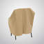Ensemble de 2 chaises de patio Modern Leisure Basics, L 27 po x l 34 po x H 31 po, kaki