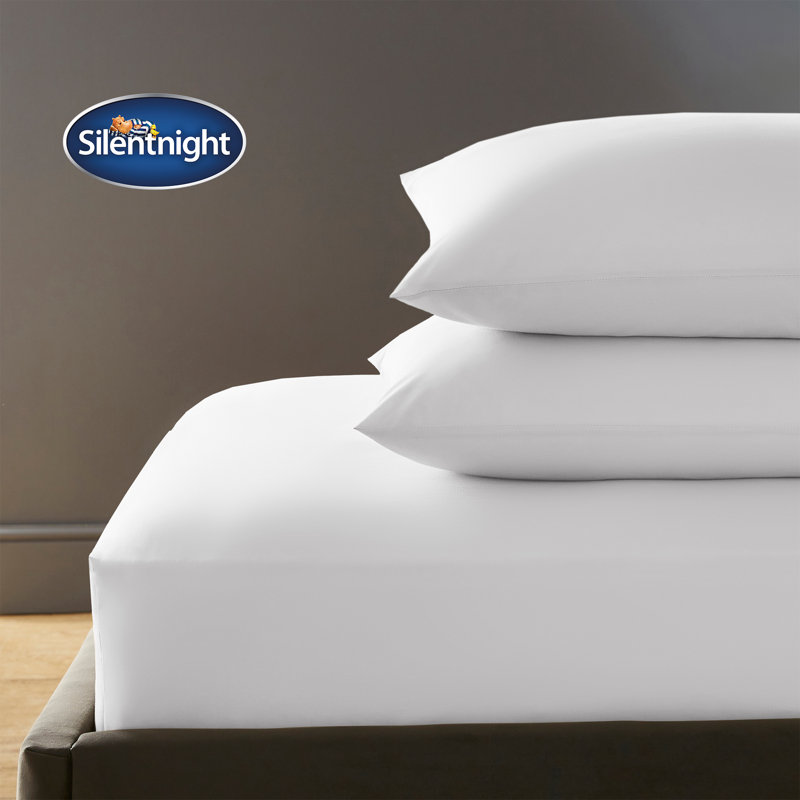 Silentnight Pure Cotton 200 TC Pillowcases, White