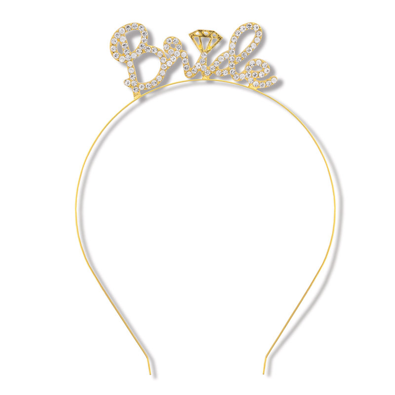 Bandeau strass mariée - paquet de 12