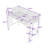 Classic Metal Loft Bed with Dual-Side Ladders-498580755