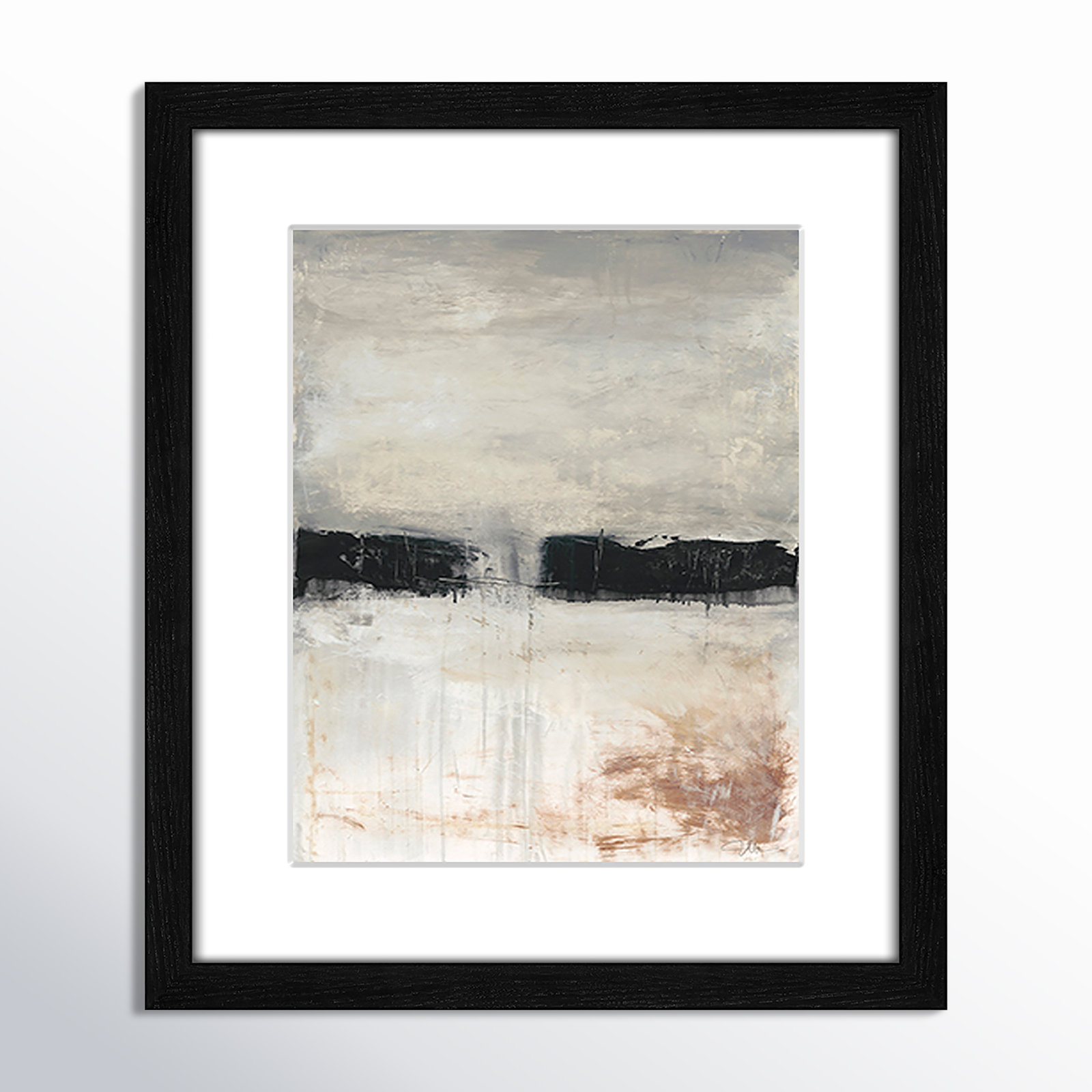 Autumn In The Dark Forest by Filippo Ioco, Black Framed, 15" H x 13" W x 0.75" D