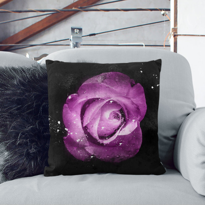 Square Throw Cushion, 40cm H x 40cm W x 15cm D