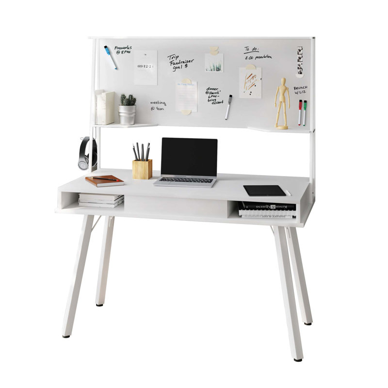 Bureau d'ordinateur Study avec rangement et tableau magnétique effaçable à sec