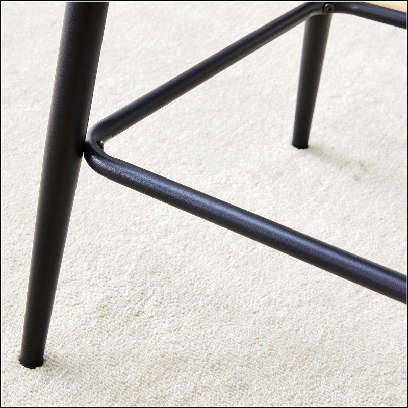 Ensemble de chaises de bar - deux pièces, Brun