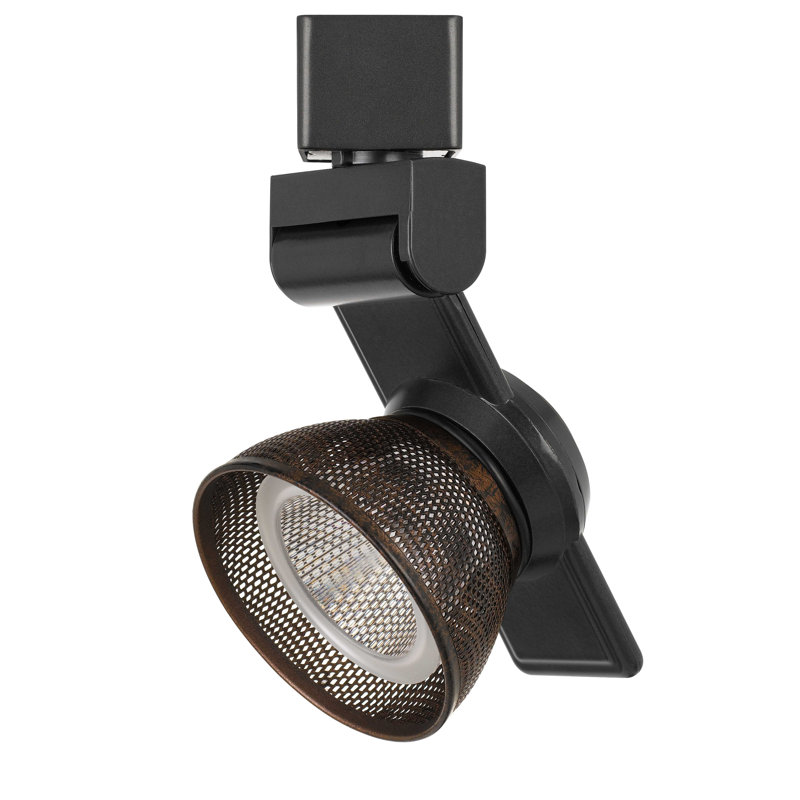 Tête de luminaire de rail del, Rouille, Bronze foncé