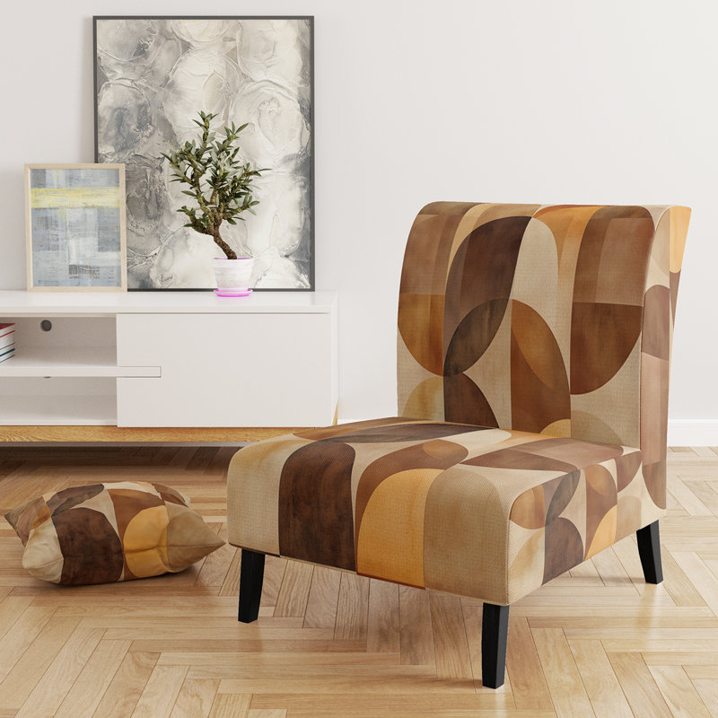 Fauteuil de chambre Abstract Shapes, Slipper Armless