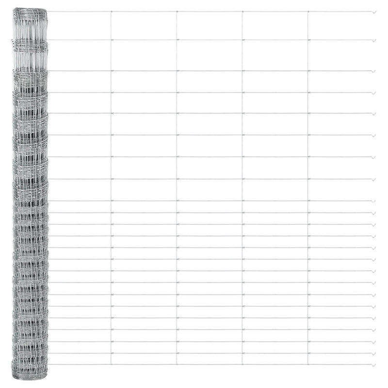 vidaXL Fence with Post Segment Outdoor Barrier Garden Terrace Divider Boundary