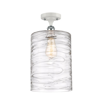 Anelise Glass Semi Flush Mount