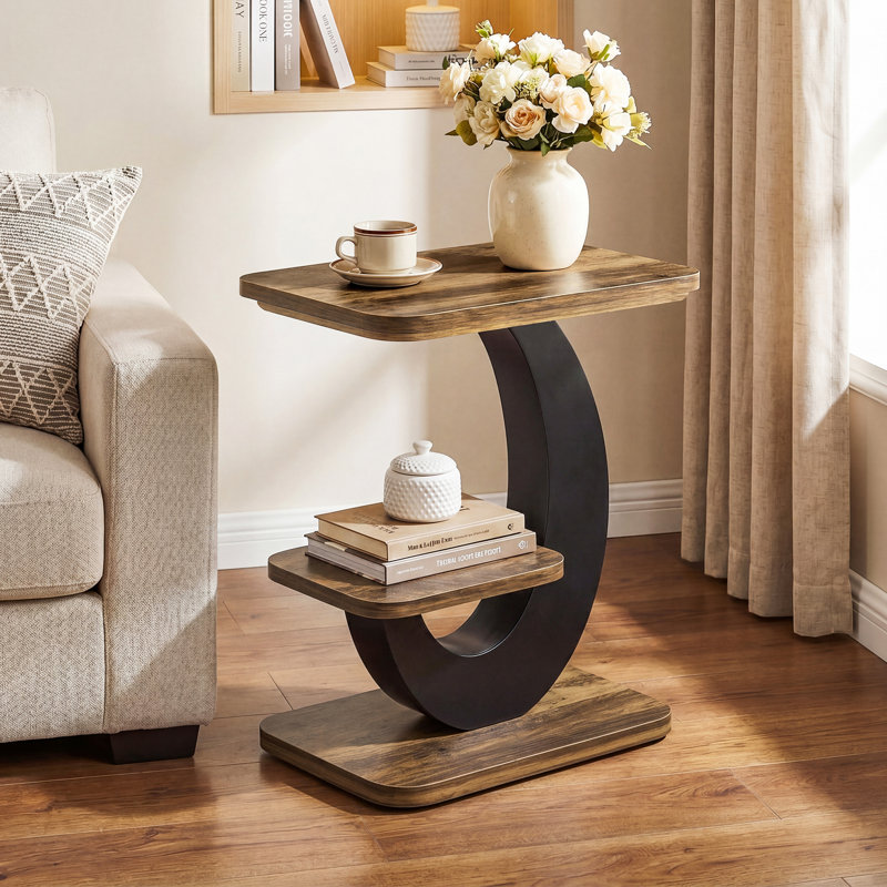 20.47''Arc-Shaped Side End Table