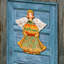 Cintre pour porte en bois de thanksgiving welcome