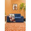 Tapis rouille à motif géométrique Siguna-1955447185