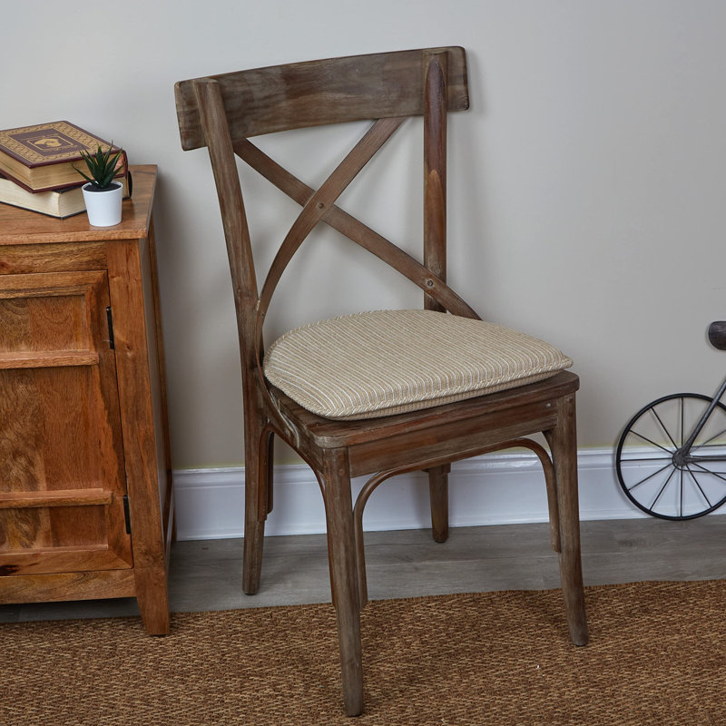 Shalah Latitude Run Non-Slip Chair Cushions, 16 X 15 X 2 Inches, Natural
