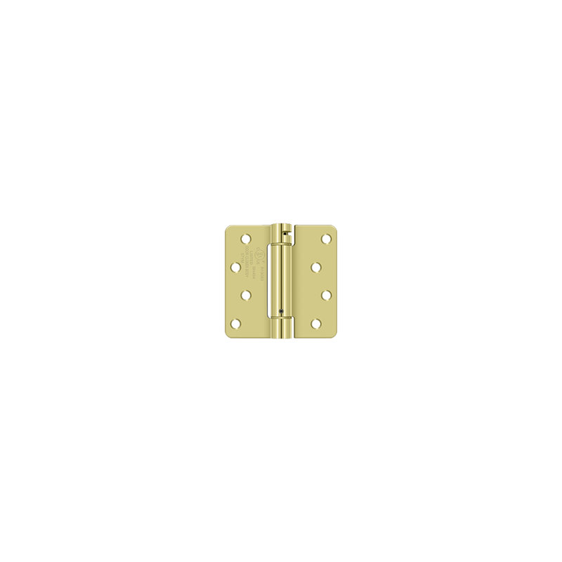 64'' x 64'' Steel Surface Mount Hinge, Polished Brass