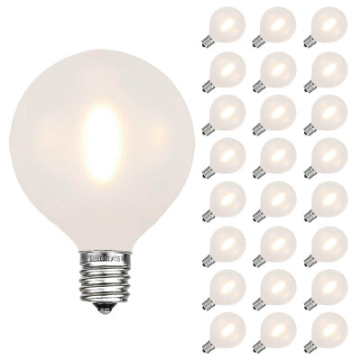 Kerstie 25 - Bulb G40 Replacement Bulb 2.25" Tall by 1.5" Wide