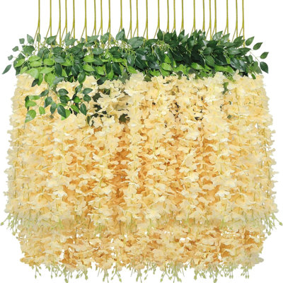 Hanging Flowers 24 Pack Fake Flower
