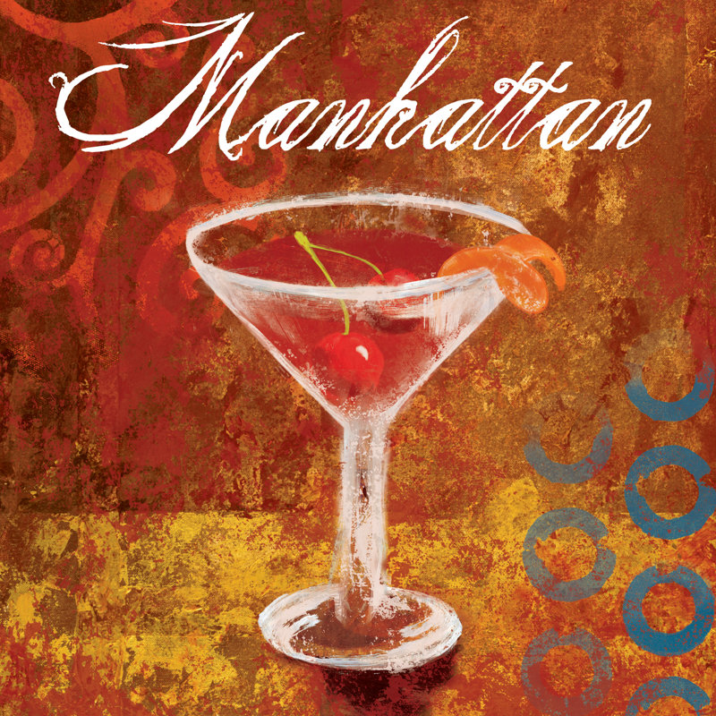 Manhattan - Wrapped Canvas Painting, 76cm H x 76cm W x 3.8cm D