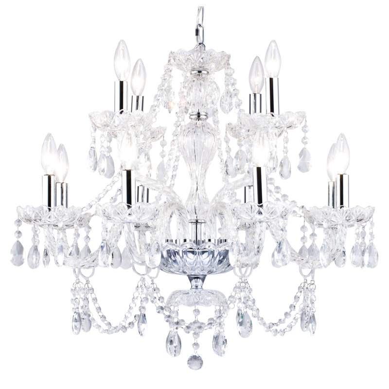 Lustre géométrique unique à 12 lumières Xiong