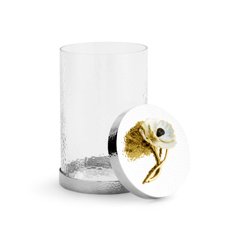 Anemone Canisters, 9.5" H x 5.25" W x 5.25" D