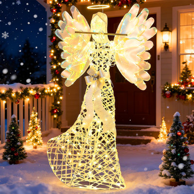 Metal and Polyvinyl Chloride (PVC) Christmas Decoration