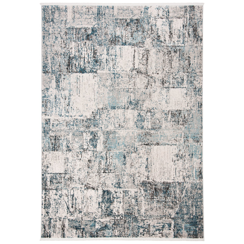 Jackqueline Abstract Hand Woven Area Rug, Rectangle 122 x 183 cm
