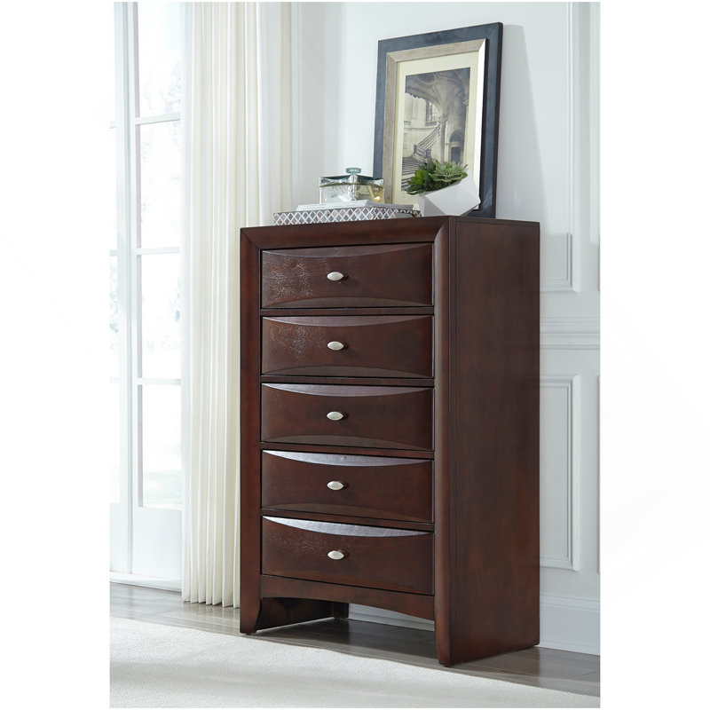 Lucille Merlot Chest, Walnut Brown