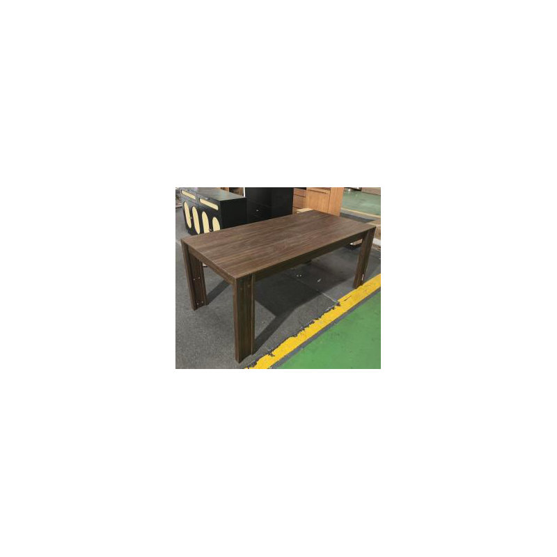 Double-edged dining table, Brown