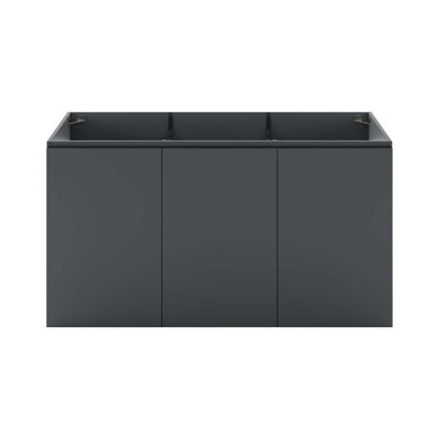 48" Wall Mounted Double Bathroom Vanity Base Only