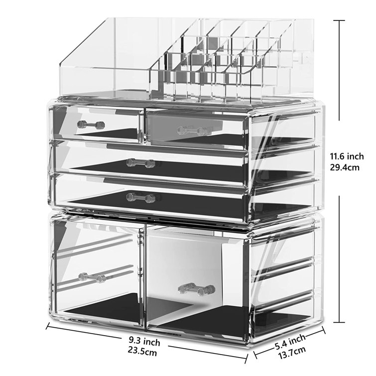 Francesca Cosmetic Makeup Organizer Hokku Designs