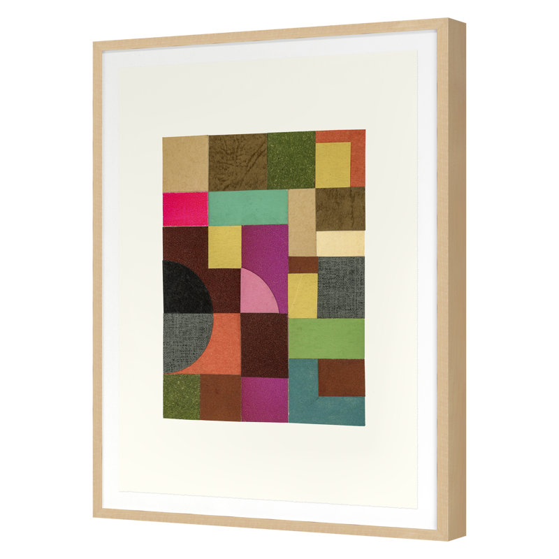 Apartmento Print by Burgess, Andy, Maple Single Picture Framed, 24'' H x 18'' W